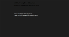 Desktop Screenshot of idslsupplies.co.uk